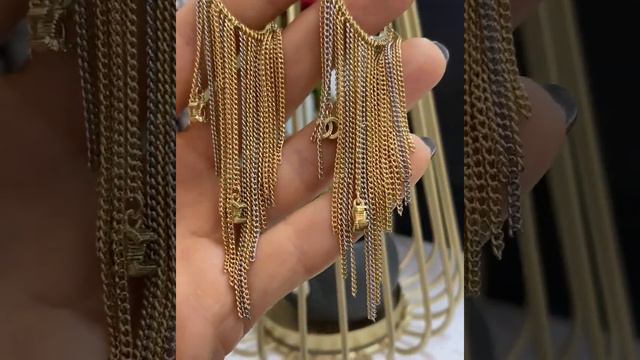 Серьги Chanel гвоздики цепочки смотреть онлайн