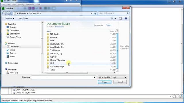 Flame Robin - Loading an SQL Script смотреть онлайн