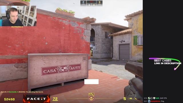 chat reacts to markeloff 3HS! - CS2 смотреть онлайн