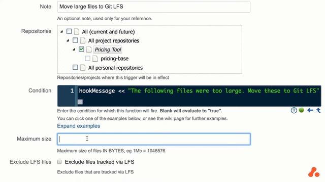 How to restrict file sizes in Bitbucket Server using ScriptRunner for Bitbucket смотреть онлайн