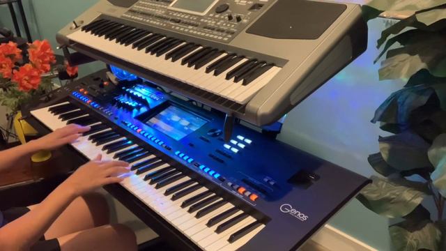 Together Forever - Rick Astley - Cover on Yamaha Genos смотреть онлайн