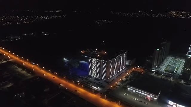 Архитектурное освещение ЖК «Черное море» г.Анапа смотреть онлайн