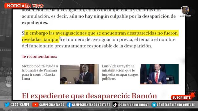 ¡DE ÚLTIMA HORA! FGR PIERDE EXPEDIENTES CLAVES: EL PRINCIPAL, RELACIONADO CON FELIPE CALDERON смотреть онлайн