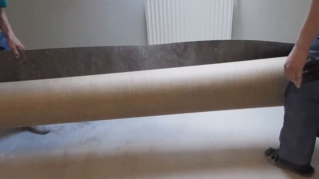 Укладка линолеума с заводом на стену - Forbo Marmoleum смотреть онлайн