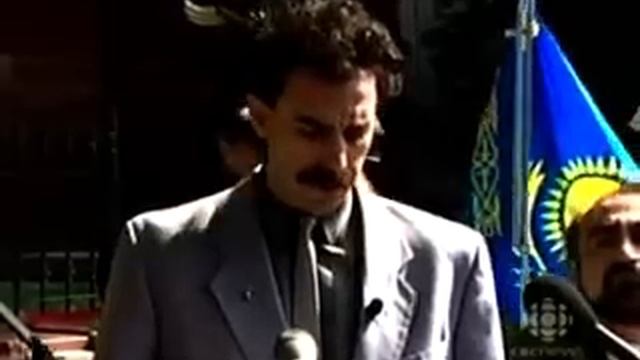 Borat's speech on Kazakhstan's new media ads смотреть онлайн