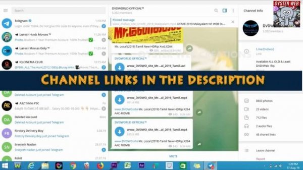 TELEGRAM for Desktop (Windows 7/8/10 and MAC)