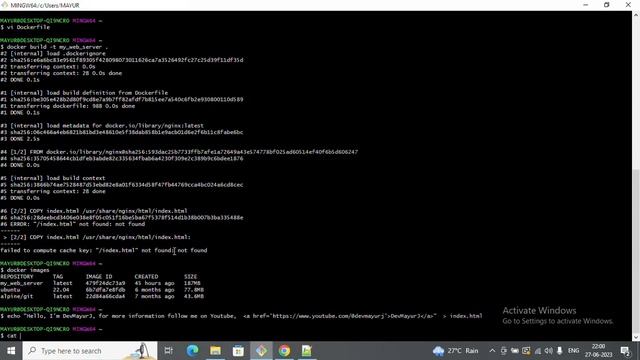 Create Webserver using Docker #docker #nginx #webserver #codinginterviews #coding смотреть онлайн