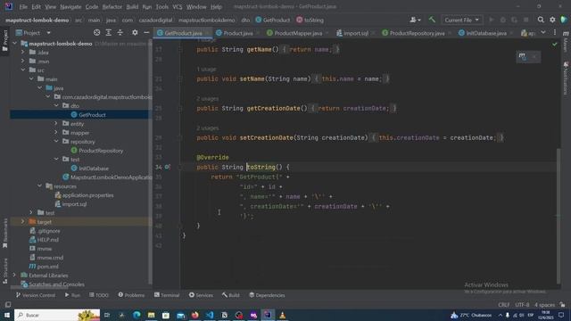 Clase 6: Introducción a Mapstruct | Probando nuestro Mapeador смотреть онлайн