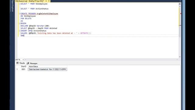 How to create a delete trigger in SQL 2019? || MS SQL SERVER BANGLA TUTORIAL SERIES || PART-17 смотреть онлайн