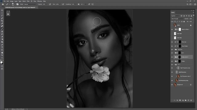 Beauty Portrait Retouch - High End Professional Retouching (Photoshop)