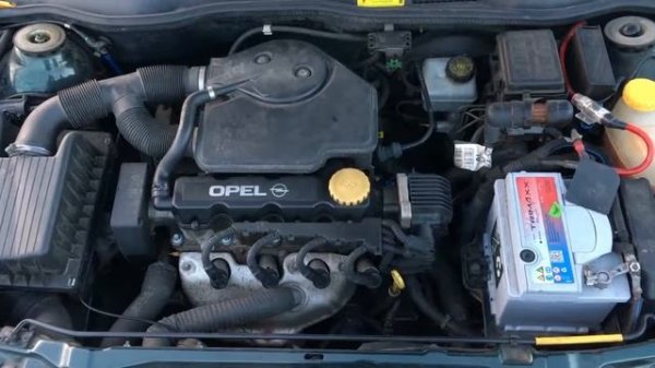 Opel Astra 1,6L Bj.1998 Motor Soundtest!