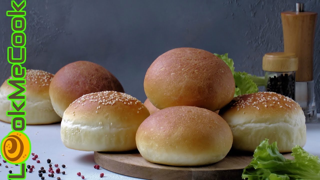 БУЛОЧКИ ДЛЯ БУРГЕРОВ. Рецепт дрожжевого теста. Сдоба смотреть онлайн