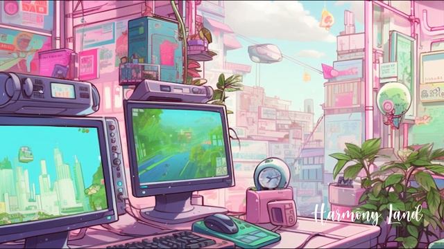 2-Hour Uplifting Retro-Inspired Study Music | Boost, Relaxation, and Creativity | Harmony Land #6 смотреть онлайн