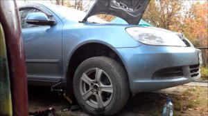 замена передней ступицы Шкода Октавия А5