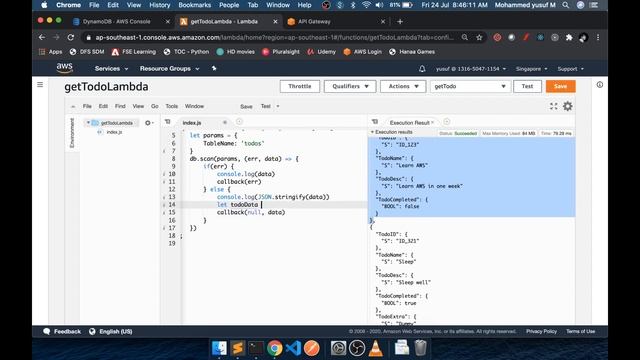 Crash Course AWS Serverless - Part 8 | Connecting API Gateway Lambda and DynamoDB | yusy4code смотреть онлайн