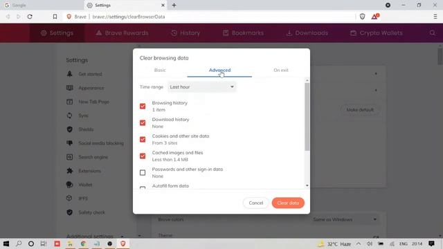 How to Clear Cache in BRAVE Browser | Clear browsing Data in BRAVE смотреть онлайн