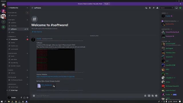 ByPass Discord Nitro (Plugin) смотреть онлайн
