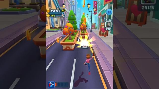 Subway Princess Runner Game : OCEAN BRIDGE Run | Android/iOS Gameplay HD смотреть онлайн