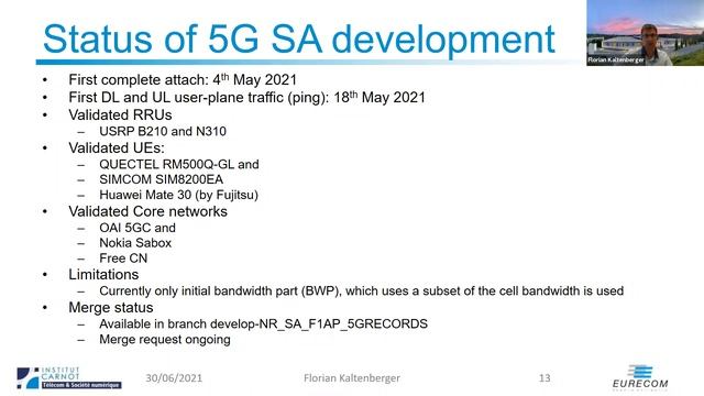 Webinar 29 - OpenAirInterface: Democratizing innovation in the 5G era смотреть онлайн