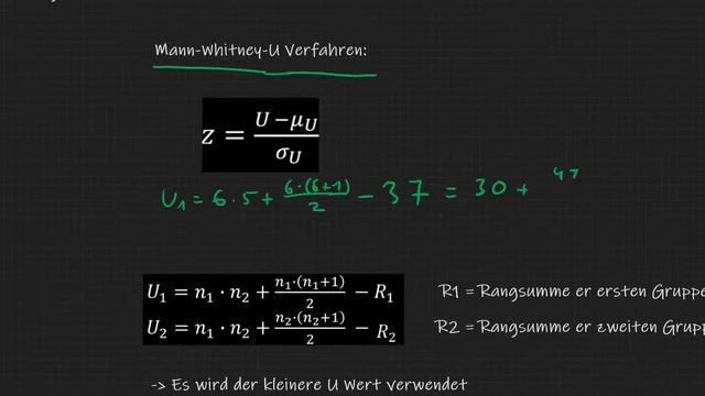 13.4 Rangsummentest für Ordinaldaten | Mann-Whitney-U-Test смотреть онлайн