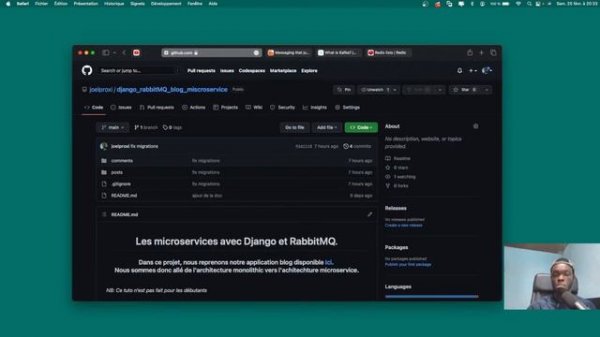 Les micro-services avec le Framework web Django et RabbitMQ