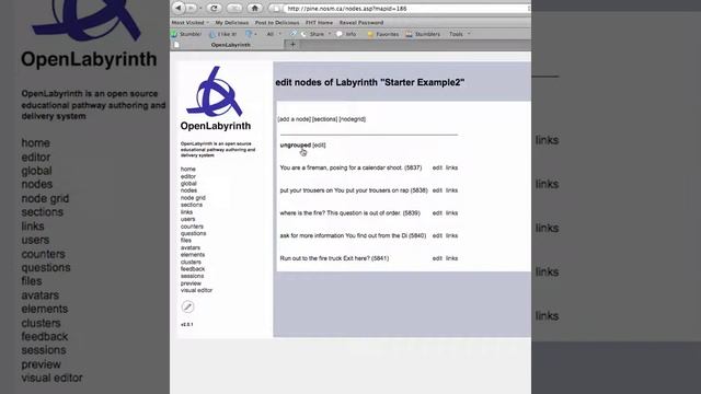 OpenLabyrinth - setting the root node смотреть онлайн