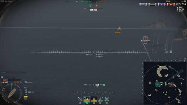 Second Battle - Ranked Asymmetrical - Fuso - Tier 7 Battle ship смотреть онлайн
