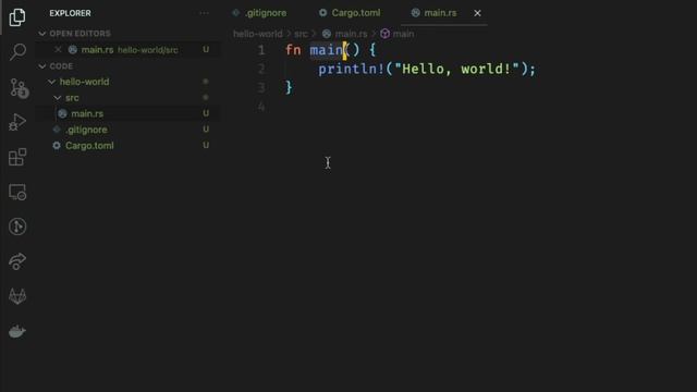 Quest 1: Introduction to Rust, Subquest 3 : Your First Rust Program смотреть онлайн