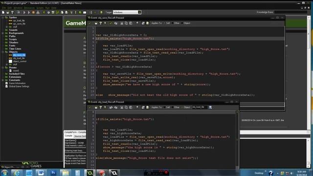 Game maker studio: load and save the high score смотреть онлайн