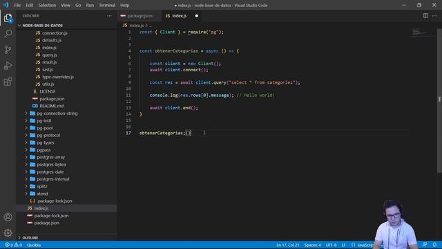 Nodejs y conectarse a una base de datos postgresql con node-postgres (Bien explicado) 2022 смотреть онлайн