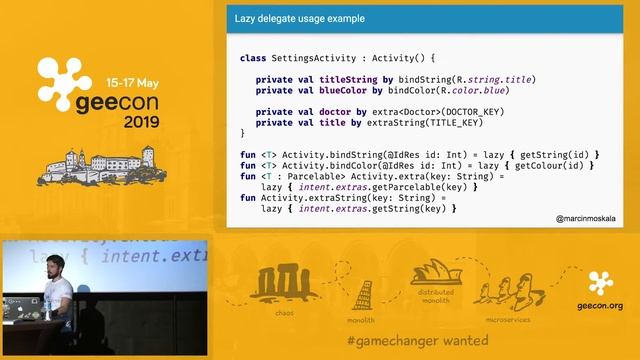 GeeCON 2019: Marcin Moskała - Superpowers of Kotlin Delegation смотреть онлайн