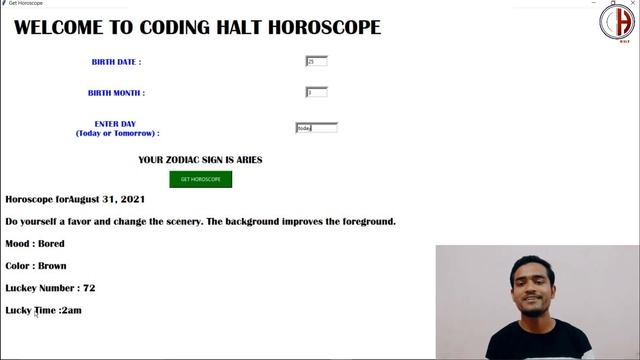राशिफल Using PYTHON || Get your daily horoscope and zodiac signs using python ,using API || смотреть онлайн