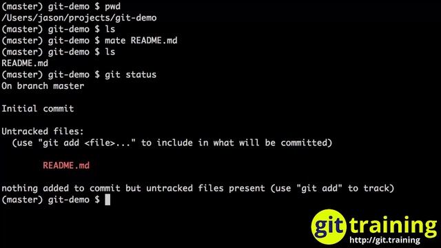 The First Commit with Git смотреть онлайн