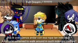 Sans Au's react to Dream Au's *Read description* [Español/English]