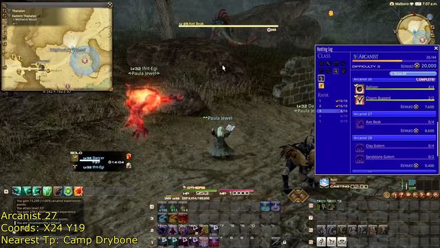 Arcanist Hunting Log Guide 1-50 Final Fantasy 14 Online смотреть онлайн