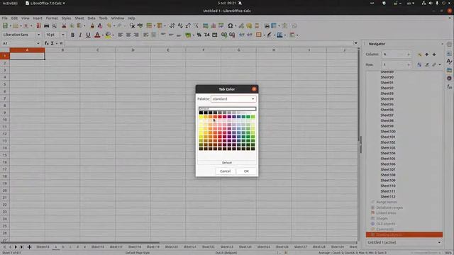 How to add sheets and the options for each sheet in LibreOffice Calc смотреть онлайн
