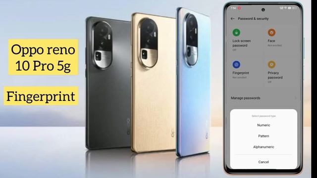 Oppo reno 10 pro 5g fingerprint screen lock | fingerprint lock setting in Oppo reno 10 pro 5g oppo смотреть онлайн