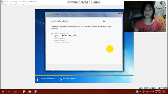 How to Install Windows 7 using Oracle VM Virtualbox. смотреть онлайн