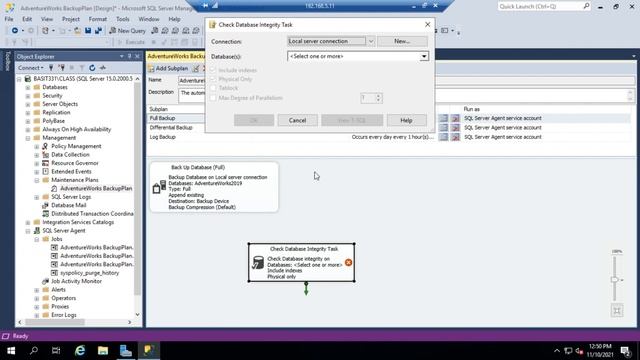 Editing an SQL maintenance plan смотреть онлайн