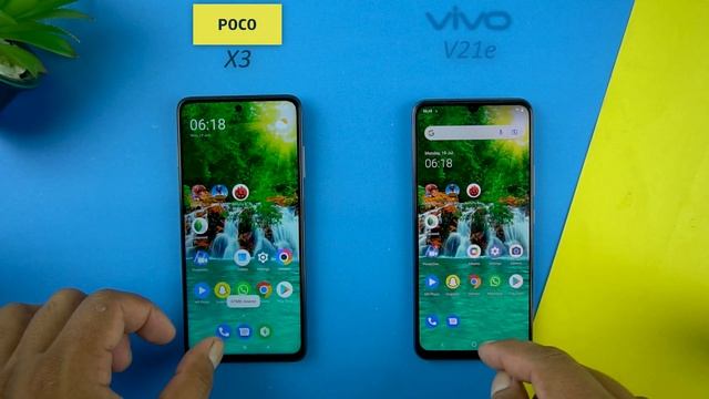 POCO X3 VS VIVO V21E смотреть онлайн