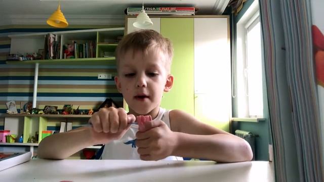 Как сделать улитку из пластилина! Видео для детей! смотреть онлайн