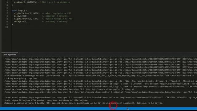TINY13 + Arduino IDE + Xgecu T48 (TL866-3G) смотреть онлайн