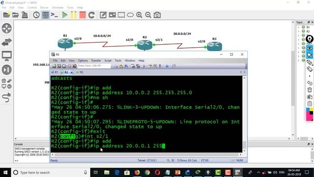 How To Configure Ip Addresses In GNS3 | Router Ip Address Gns3 | GNS3 Adding IP Addresses