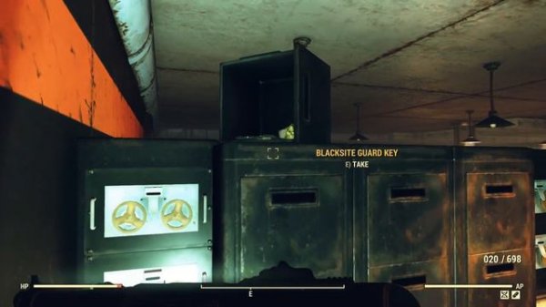 Fallout 76 - Blacksite Guard Key Location