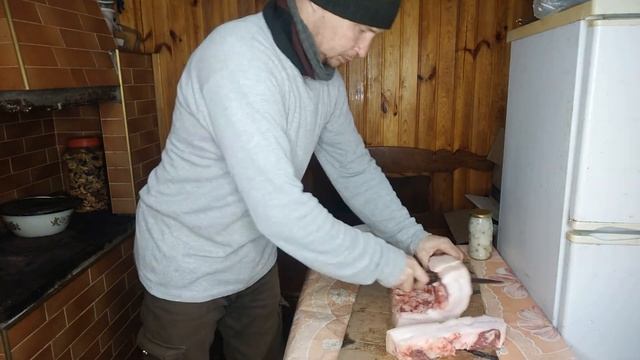 Salting fat. Солим домашнее сало. Serhulya TV смотреть онлайн