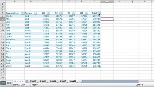 How To....use Excel Table Feature: sort, filter, analyze your data quickly and easily смотреть онлайн