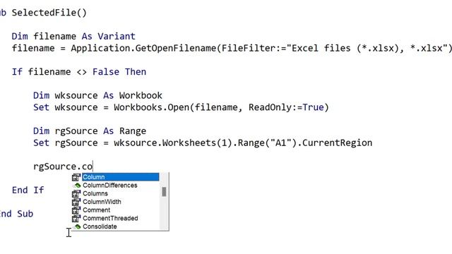 VBA Tutorial: Copying Data from User Selected Files смотреть онлайн