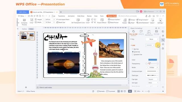 [WPS Academy] 1.4.7 PPT : How to set the picture outline in WPS Presentation смотреть онлайн