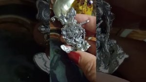 Отливка на свинец. чистка"Просветление"стираем паразитов.