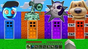 ВЫБЕРИ ПРАВИЛЬНУЮ ДВЕРЬ СОЛНЦЕ И ЛУНА СИРЕНОГОЛОВЫЙ SCP ГОВОРЯЩИЙ БЕН EXE ПАПА ХАГГИ ВАГГИ МАЙНКРАФТ